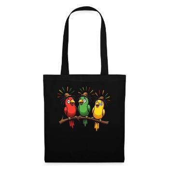 Rastafari Music Vibes Only Rasta Jamaica Reggae - Tote Bag - black - Front