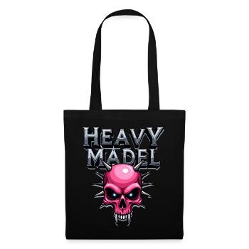 Biker Rocker, Heavy Rock, Punk, Hard Girl Metal - Stoffbeutel - Schwarz - Vorne