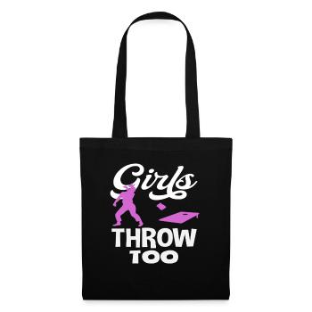 Cornhole Lover Girls Throw Also - Tote Bag - black - Front