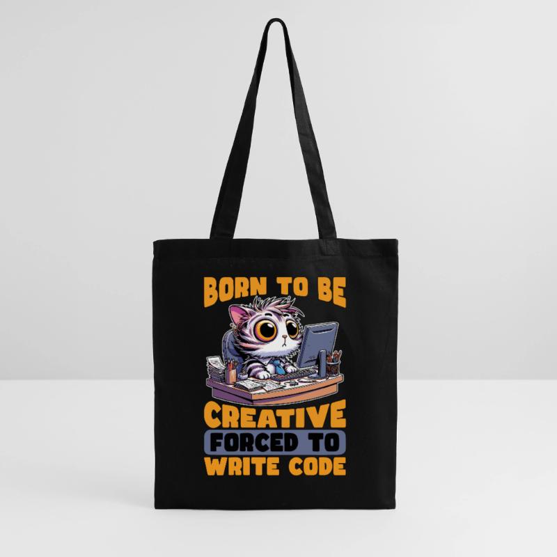 Coder Born To Be Creative Web Developer Coders Stoffbeutel