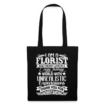 Florist Crazy Fantasy Florist - Tote Bag - black - Front