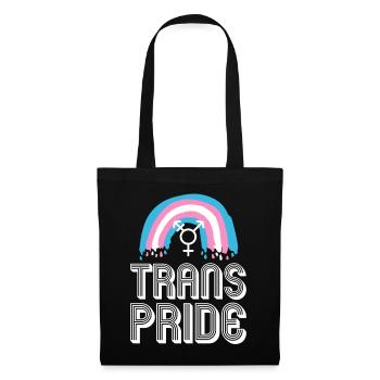 Transgender Trans LGBT Pride - Stoffbeutel - Schwarz - Vorne