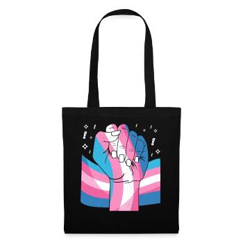 Transgender Trans LGBT Pride - Tote Bag - black - Front