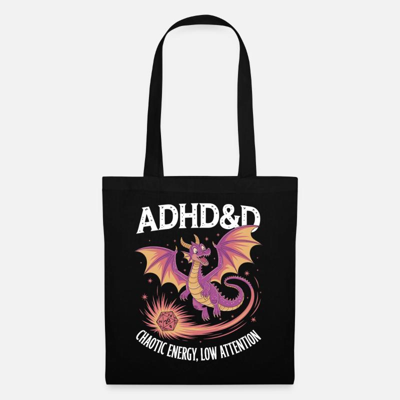 Adhs RPG - Stoffbeutel - Schwarz