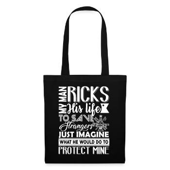 Firefighter Firefighter Protect My Life - Tote Bag - black - Front