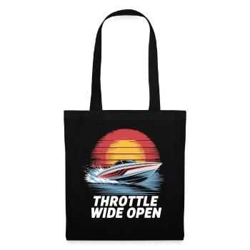 Chemise d’aventure en hors-bord - Sac en tissu - noir - Devant