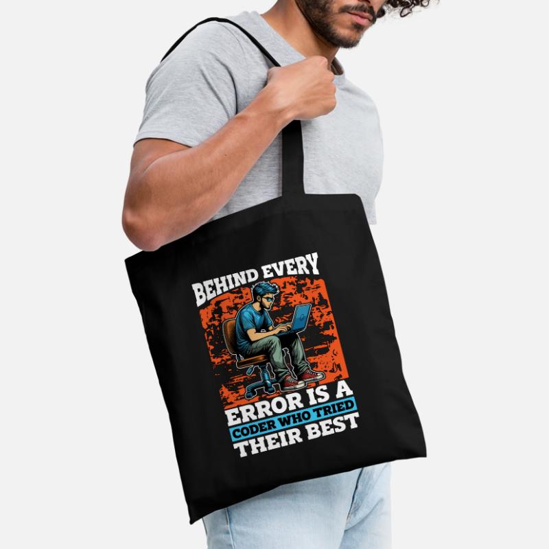 Le codeur derrière chaque erreur est un codeur développeur Web Sac en tissu