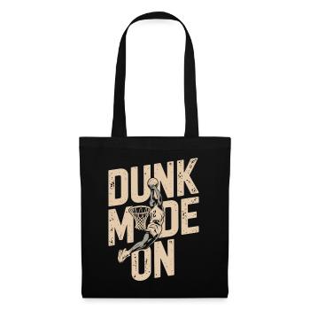 Mode dunk activé - Sac en tissu - noir - Devant