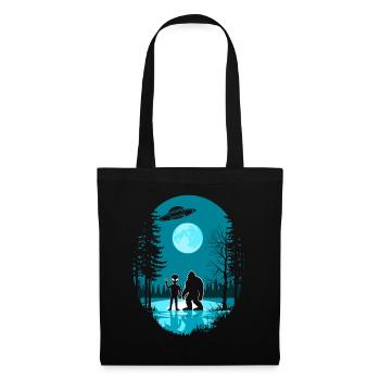 Alien, Bigfoot, UFO - Tote Bag - black - Front