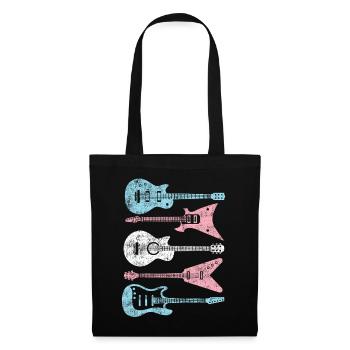 Fierté LGBT transgenre - Sac en tissu - noir - Devant
