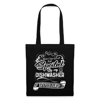 Dishwasher Spoiled By My Dishwasher - Tote Bag - black - Front