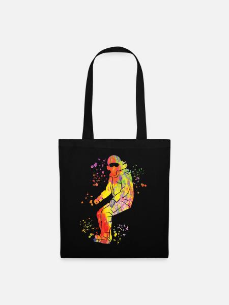 Snowboarder Snowboarding Snowboard - Stoffbeutel - Schwarz