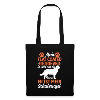 Flat Coated Retriever ist nicht nur ein Hund - Stoffbeutel - Schwarz - Vorne