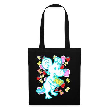 Retro Mouse Rat Mice Rats Kids Child - Tote Bag - black - Front