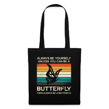 Always Be Yourself Butterfly - Tote Bag - black - Front