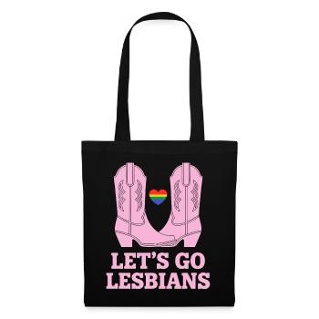 Let's Go Lesbians Lesbian - Tote Bag - black - Front