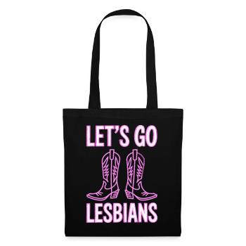 Let's Go Lesbians Lesbian - Tote Bag - black - Front