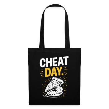 Cheat Day Fitness Enjoyment Break Training Workout - Tote Bag - black - Front