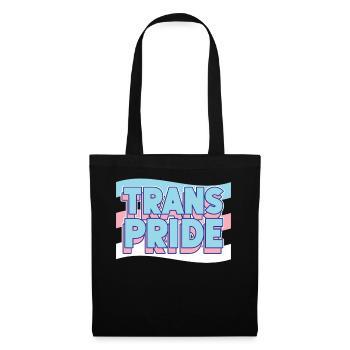 Transgender Trans LGBT Pride - Stoffbeutel - Schwarz - Vorne