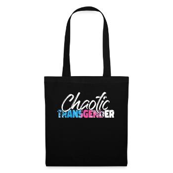 Transgender Trans LGBT Pride - Stoffbeutel - Schwarz - Vorne