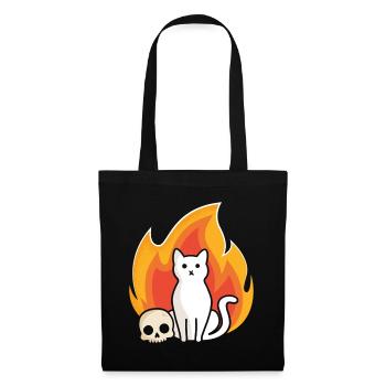 Ronronnement - Sac en tissu - noir - Devant