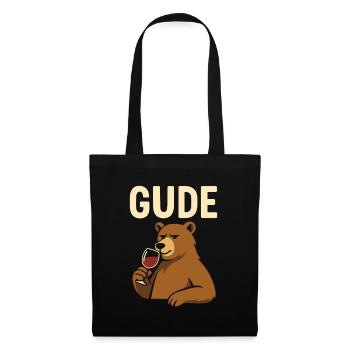 Gude de Hesse rhénane - Sac en tissu - noir - Devant