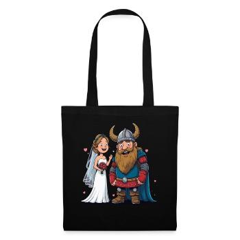 Odin Viking Valhalla Viking Hammer Thor Odin - Tote Bag - black - Front