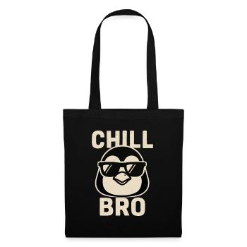 Chill Bro Pingouin - Sac en tissu - noir - Devant