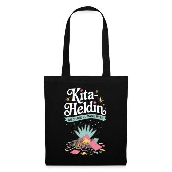 Daycare Heroine Where Chaos Becomes Magic Kindergarten Teacher - Tote Bag - black - Front