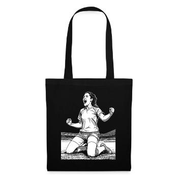 Footballer's shirt: midfielder with a view - Tote Bag - black - Front