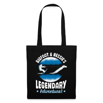 Bigfoot & Nessie's Bigfoot Monster of Loch Ness - Tote Bag - black - Front