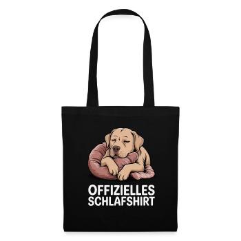 Offizielles Schlafshirt Labbi - Stoffbeutel - Schwarz - Vorne