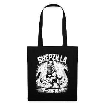 Shepzilla – Retro Rampage - Stoffbeutel - Schwarz - Vorne