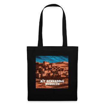 Aït-Ben-Haddou - Sac en tissu - noir - Devant