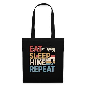 Eat Sleep Hike Repeat - Tote Bag - black - Front