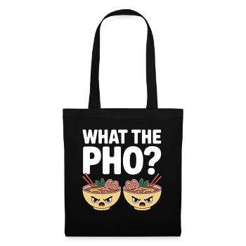 Qu’est-ce que le Pho Vietnam Voyage Nouilles Soup Love Pho - Sac en tissu - noir - Devant