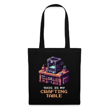 3D Printing Crafting Table | Print Bed Setup - Tote Bag - black - Front