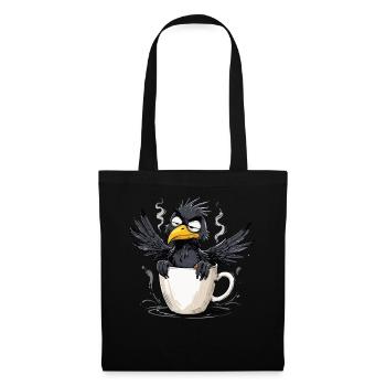 Bird don't want coffee before you ask no - Tote Bag - black - Front