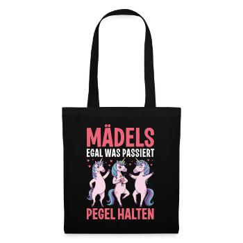 Les filles, peu importe ce qui se passe Maintenir les niveaux - Sac en tissu - noir - Devant