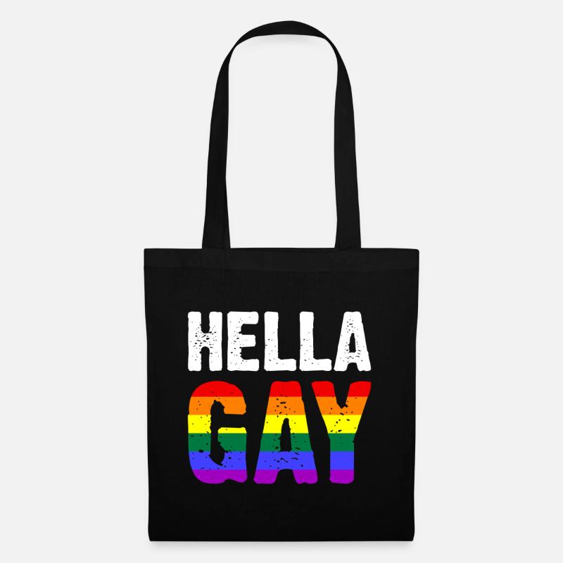Hella Gay - Stoffbeutel - Schwarz