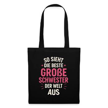 Best Big Sister - Tote Bag - black - Front