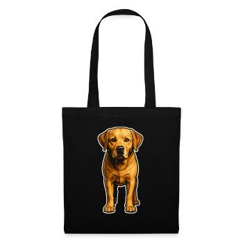 Loyal Dog – Labrador - Tote Bag - black - Front
