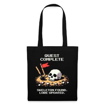 Skeleton found | Archaeology History - Tote Bag - black - Front