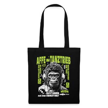 Sound Tolle Shirt : Gorilla s’acclame du rythme - Sac en tissu - noir - Devant