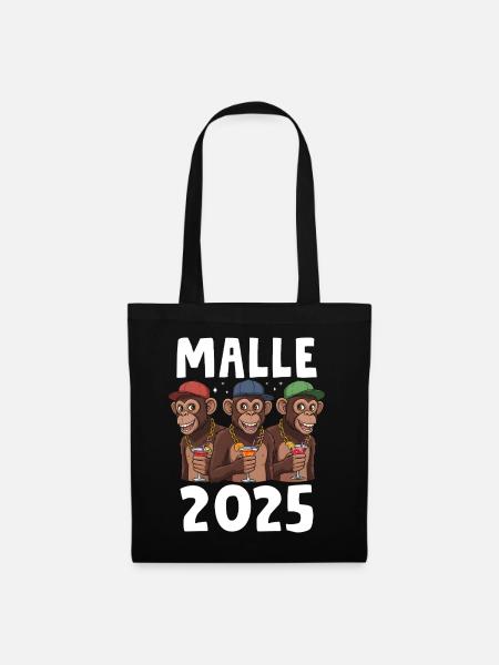 Malle 2025 - Stoffbeutel - Schwarz