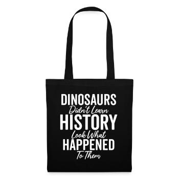 Histoire drôle Études sociales Professeur d’histoire - Sac en tissu - noir - Devant