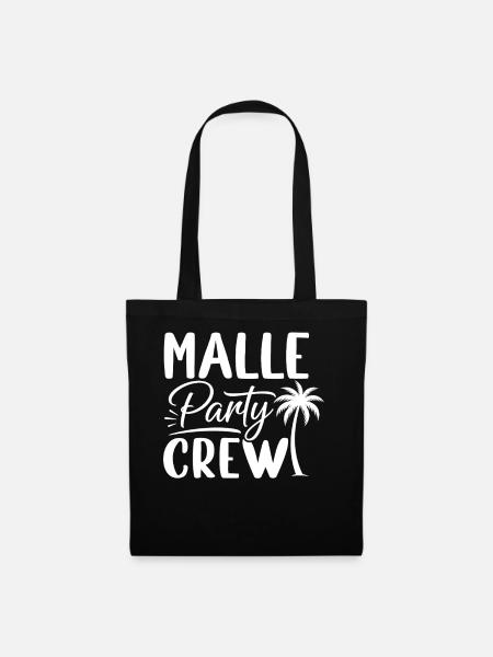 Malle Party Crew - Stoffbeutel - Schwarz