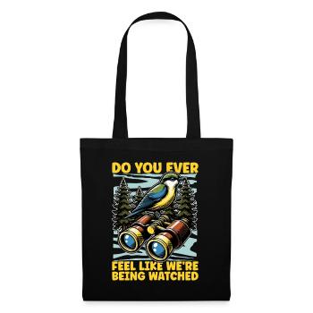 Ornithology Do You Feel Like We're Birdkeeper - Stoffbeutel - Schwarz - Vorne