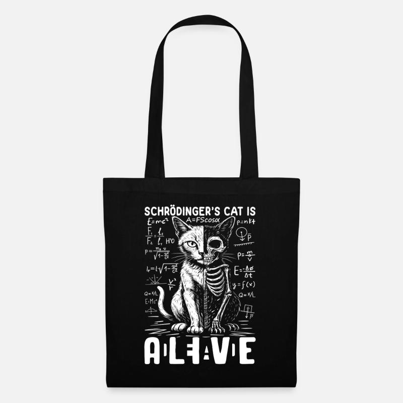 Schrödingers Cat Dead and Alive - Stoffbeutel - Schwarz