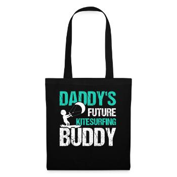 Kitesurfer Baby - Daddy's Future Kitesurfing Buddy - Tote Bag - black - Front